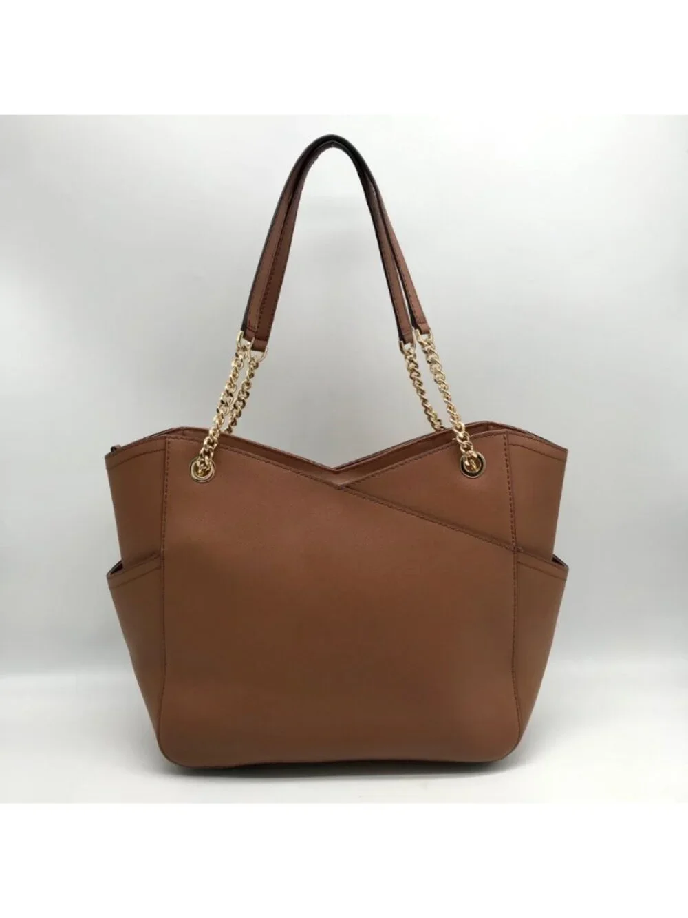 Michael Kors Brown Saffiano Leather Shoulder Bag - Picture 2 of 11